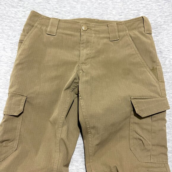 Under Armour Storm Snowboard Pants Womens size 10 (34x27) Winter Brown Loose - Picture 4 of 14